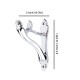 Ferio Heavy Zinc Alloy Curtain Bracket Set And Curtain Holder Stand For Door And Window Curtain Holders and Rod Support Fittings Home Decor Chrome Finish Set Of 1 (Pack Of 2 Pic) Ferio Heavy Zinc Alloy Curtain Bracket Set And Curtain Holder Stand For Door And Window Curtain Holders and Rod Support Fittings Home Decor Chrome Finish Set Of 1 (Pack Of 2 Pic)