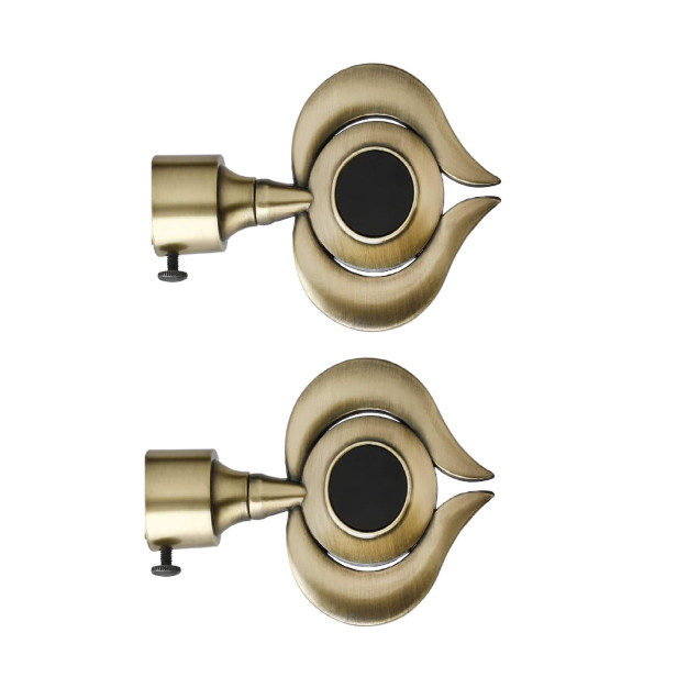 Ferio Zinc Alloy Brass Antique Curtain Finials For Door and Window Fitting Accessories 1 Inch Rod Size For Home Décor Brass Antique Finish(Pack of 2 Pic) Ferio Zinc Alloy Brass Antique Curtain Finials For Door and Window Fitting Accessories 1 Inch Rod Size For Home Décor Brass Antique Finish(Pack of 2 Pic)