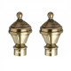Ferio Stainless Steel Brass Antique Finish Curtain Finials For Door and window Accessories For Home Decor Curtain Accessories ( Set Of 2 Pic ) With Out Curtain Holder Ferio Stainless Steel Brass Antique Finish Curtain Finials For Door and window Accessories For Home Decor Curtain Accessories ( Set Of 2 Pic ) With Out Curtain Holder