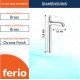 Ferio Deck-Mount Single-Handle High Neck Pillar Cocktail Tap For Was Basin Tap For Kitchen Sink Premium Brass Chrome Finish Kitchen And Bathroom Faucet With Swivel Spout - Silver Pack Of 1 Ferio Deck-Mount Single-Handle High Neck Pillar Cocktail Tap For Was Basin Tap For Kitchen Sink Premium Brass Chrome Finish Kitchen And Bathroom Faucet With Swivel Spout - Silver Pack Of 1
