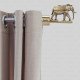 Ferio Curtain Bracket Elephant Design Zinc Alloy For Door And Windows Fitting For 1 Inch Rod Size Only Finials Brass Antique Finish (Pack of 2) Ferio Curtain Bracket Elephant Design Zinc Alloy For Door And Windows Fitting For 1 Inch Rod Size Only Finials Brass Antique Finish (Pack of 2)