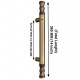 Ferio 8 Inch (200 MM) Stainless Steel Heavy Duty Door Handles For Main Doo Handle | Glass Door Handle | Door Pull Push for All The Doors of House Office Hotels Door & Home Décor Brass Antique ( Pack Of 1 ) Ferio 8 Inch (200 MM) Stainless Steel Heavy Duty Door Handles For Main Doo Handle | Glass Door Handle | Door Pull Push for All The Doors of House Office Hotels Door & Home Décor Brass Antique ( Pack Of 1 )