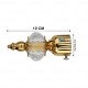 Ferio Window Curtain Brackets Zinc With Crystal For Door And Window Fitting Home Décor For 1 Inch Rod Pocket Size Only Finals Gold Finish (Pack Of 2) Ferio Window Curtain Brackets Zinc With Crystal For Door And Window Fitting Home Décor For 1 Inch Rod Pocket Size Only Finals Gold Finish (Pack Of 2)