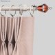 Ferio Curtain Bracket Finial Stainless Steel For Bathroom Kitchen Door And Window Accessories For 1 Inch Rod Size Without Curtain Bracket And Holder Rose Gold With Silver Finish (Pack Of 2) Ferio Curtain Bracket Finial Stainless Steel For Bathroom Kitchen Door And Window Accessories For 1 Inch Rod Size Without Curtain Bracket And Holder Rose Gold With Silver Finish (Pack Of 2)
