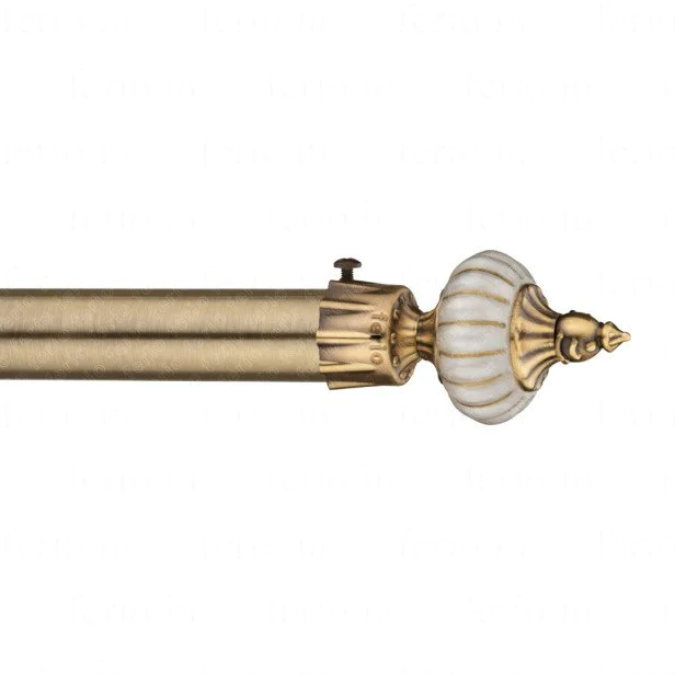 Curtain Rod Finial End Cap X 2 Satin Silver For 19mm Rod | EBay