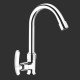Ferio Brass Deck-mount Single-Handle Was Basin Premium Brass Chrome Finish Kitchen And Bathroom Wash Basins & Kitchen Sink Faucet with Swivel Spout Pack Of 1 Ferio Brass Deck-mount Single-Handle Was Basin Premium Brass Chrome Finish Kitchen And Bathroom Wash Basins & Kitchen Sink Faucet with Swivel Spout Pack Of 1