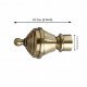 Ferio Stainless Steel Brass Antique Finish Curtain Finials For Door and window Accessories For Home Decor Curtain Accessories ( Set Of 2 Pic ) With Out Curtain Holder Ferio Stainless Steel Brass Antique Finish Curtain Finials For Door and window Accessories For Home Decor Curtain Accessories ( Set Of 2 Pic ) With Out Curtain Holder