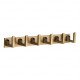 Ferio Antique Brass L type 6 Pin Aluminium Cloth Hanger Door Wall Hooks Rail for Hanging Clothes, Towel Hook Rail Cloth Hanger Robe Wall Door Hooks Rail for Hanging Keys, Towel Steel Hook (Pack of 1) Ferio Antique Brass L type 6 Pin Aluminium Cloth Hanger Door Wall Hooks Rail for Hanging Clothes, Towel Hook Rail Cloth Hanger Robe Wall Door Hooks Rail for Hanging Keys, Towel Steel Hook (Pack of 1)