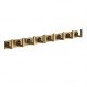 Ferio L type 8 Pin Aluminium Cloth Hanger Door Wall Hooks Rail for Hanging Clothes, Towel Hook Set /Bathroom Cloth Hanger Robe Wall Door Hooks Rail for Hanging Keys, Towel Steel Hook, Antique Brass Pack of 1 Ferio L type 8 Pin Aluminium Cloth Hanger Door Wall Hooks Rail for Hanging Clothes, Towel Hook Set /Bathroom Cloth Hanger Robe Wall Door Hooks Rail for Hanging Keys, Towel Steel Hook, Antique Brass Pack of 1